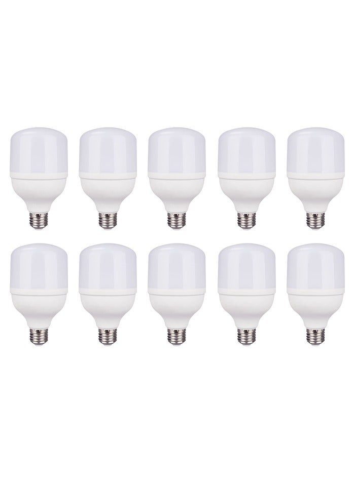 ماكس 10 قطع من مصابيح LED عالية الطاقة M-B3940 - 3000 لومن، ضوء نهاري 6500 كلفن، قاعدة E27، للاستخدام الصناعي والتجاري - Image 1